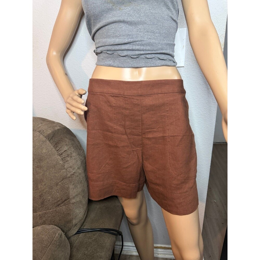 Banana Republic Linen Blend Shorts NWT Lightweight Summer Size M